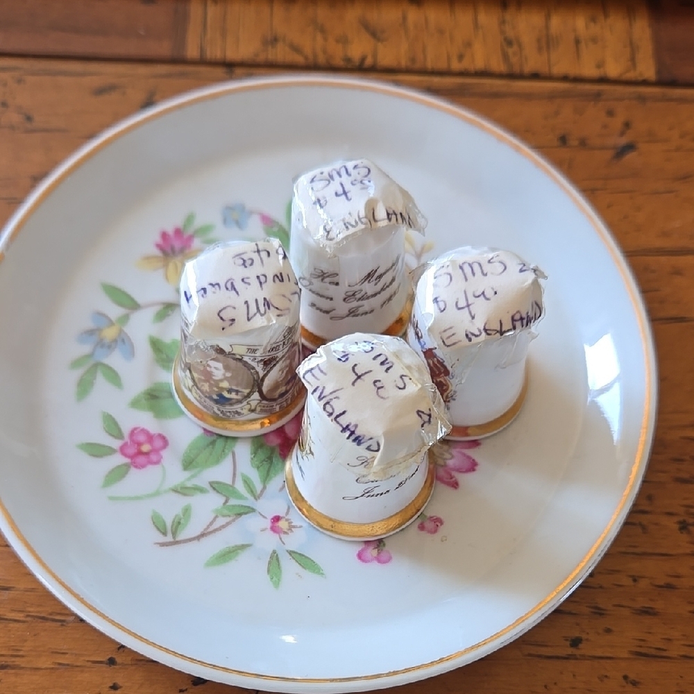 Finsbury Fine Bone China Thimbles.